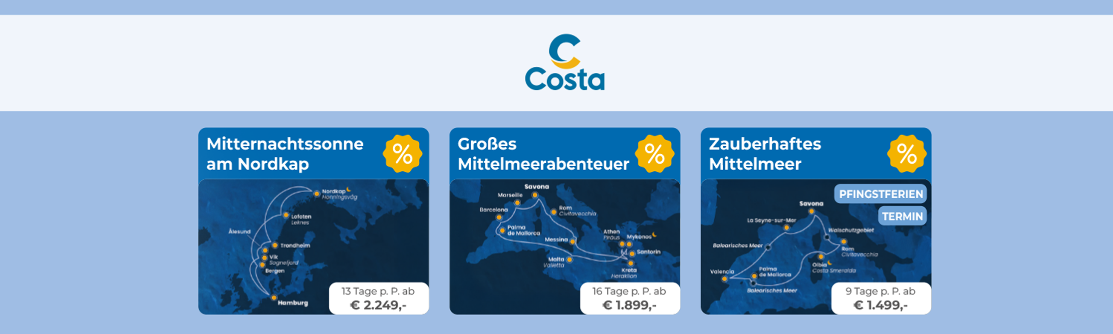 Costa Kreuzfahrt Angebote 2026