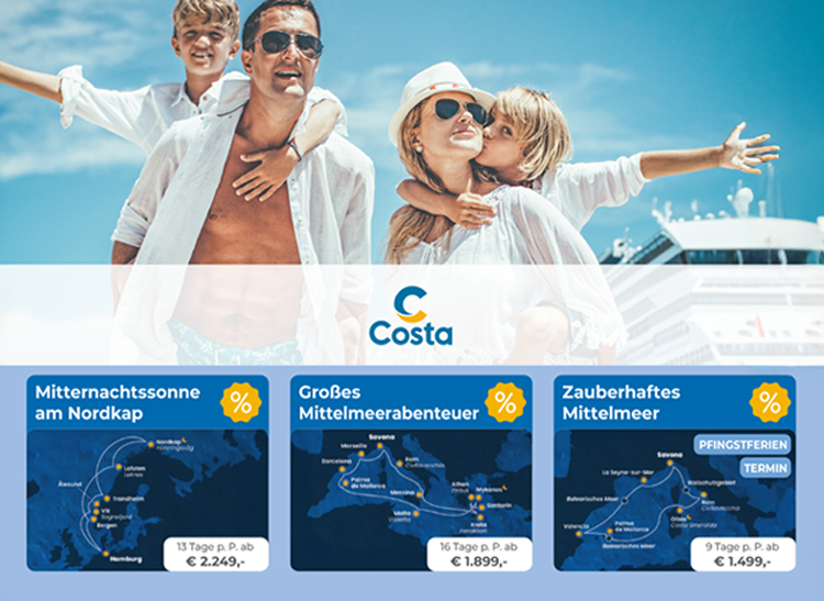 Costa Kreuzfahrt Angebote 2026
