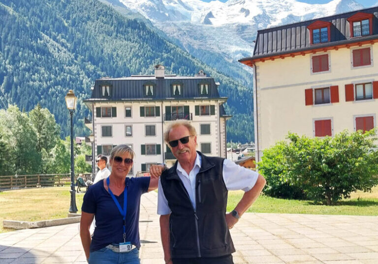 Brigitte und Frank während unserer Zug um Zug Reise - Tag 7