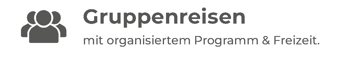 Gruppenreisen mir organisiertem Programm