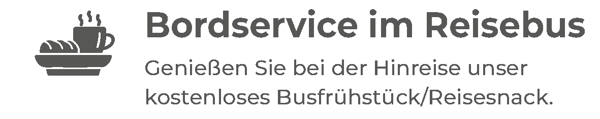 Bordservice im Bus