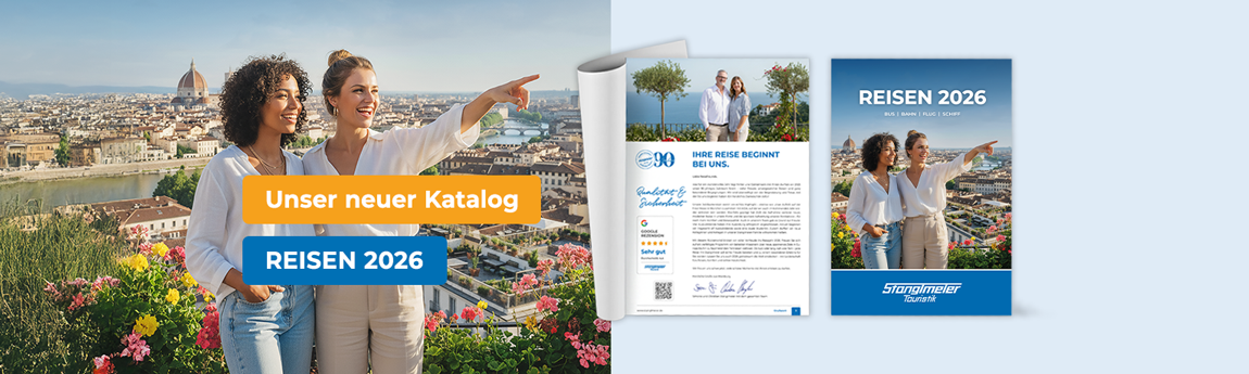 Unser neuer Katalog mit den REISEN 2026 ist endlich da!