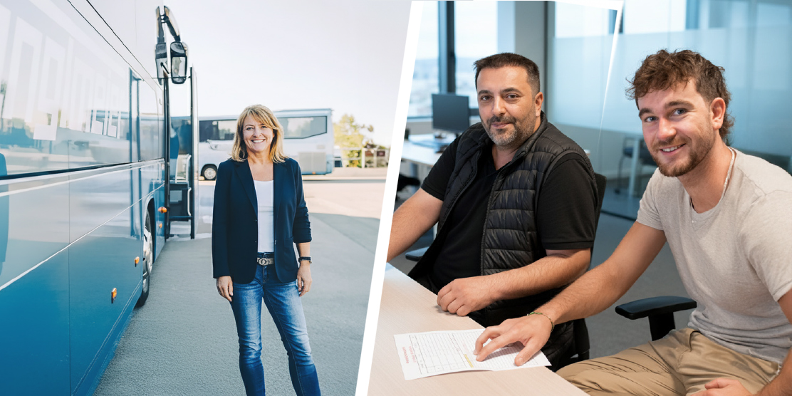 Mietbus und Dispo Team