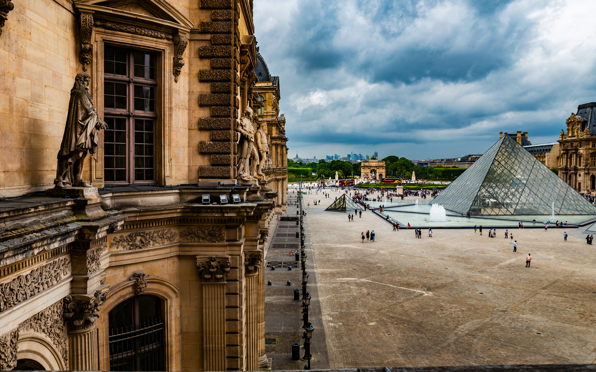 Louvre in Paris, Frankreich