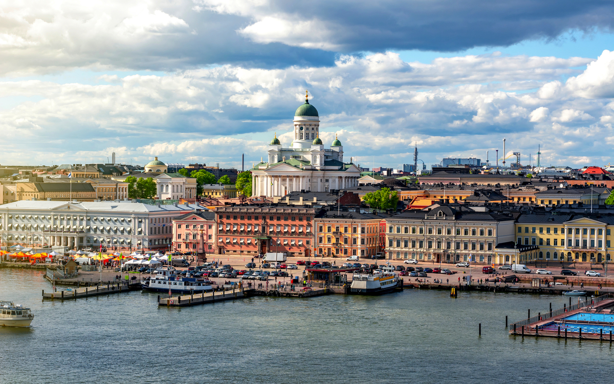 Stadtbild von Helsinki