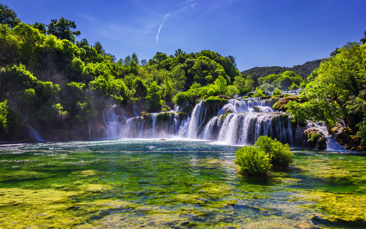 Krka-Wasserfälle in Dalmatien, Kroatien - © daliu - stock.adobe.com