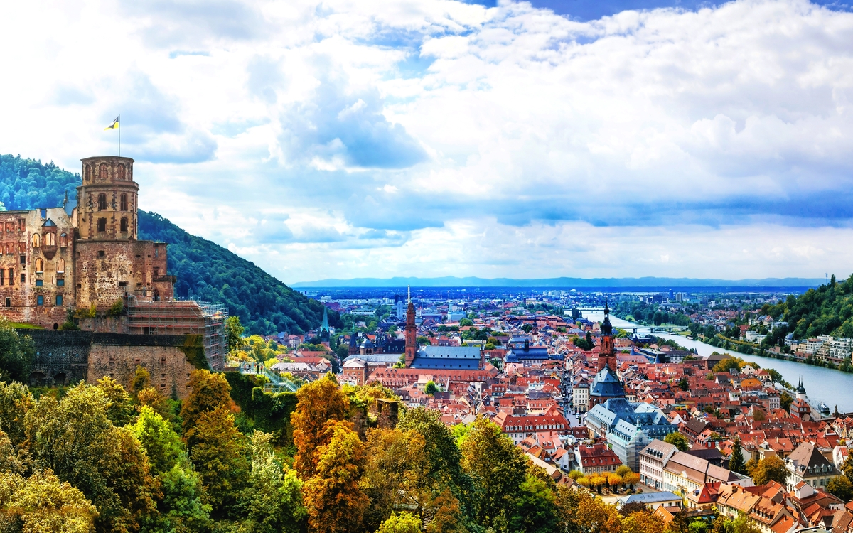 mittelalterliche Stadt Heidelberg, Deutschland - © Freesurf - Fotolia
