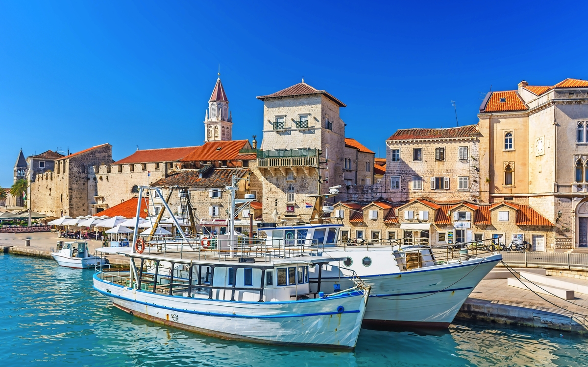 Küstenstadt Trogir. / Blick auf malerische Küstenstadt Trogir in Kroatien, Europa. - © dreamer4787 - Fotolia