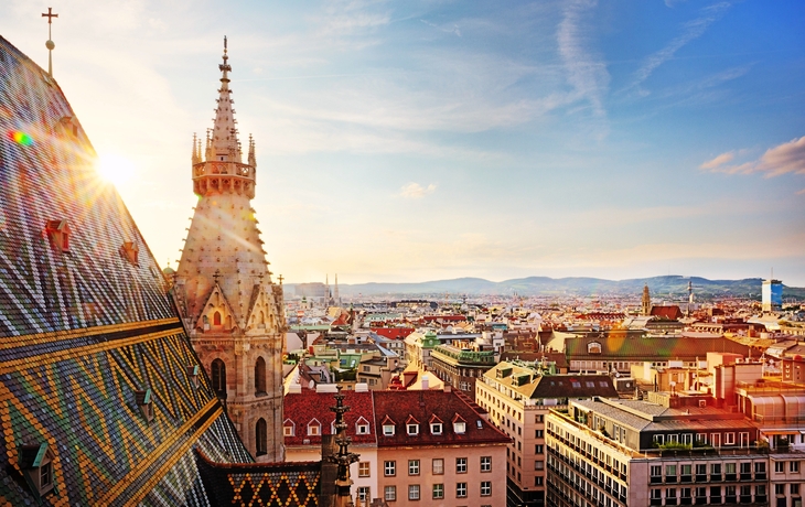 Wien, Stephansdom, Blick vom Nordturm