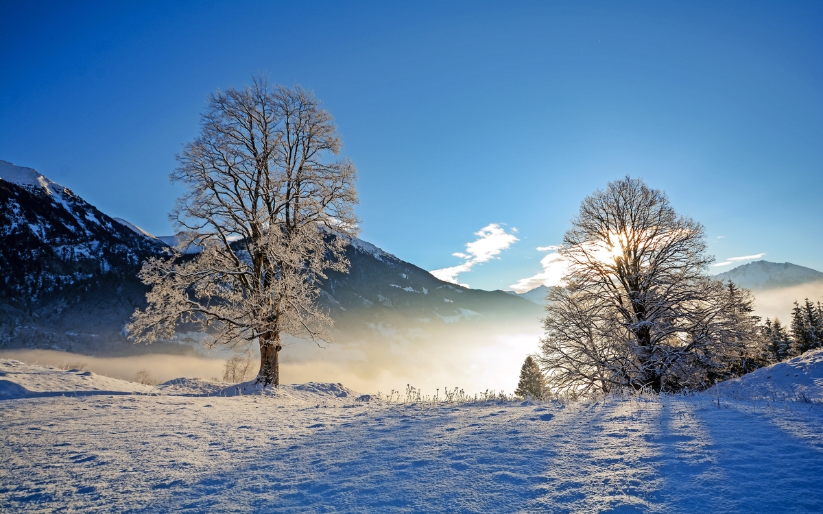 winterliches Dachsteinmassiv - © ah_fotobox - stock.adobe.com