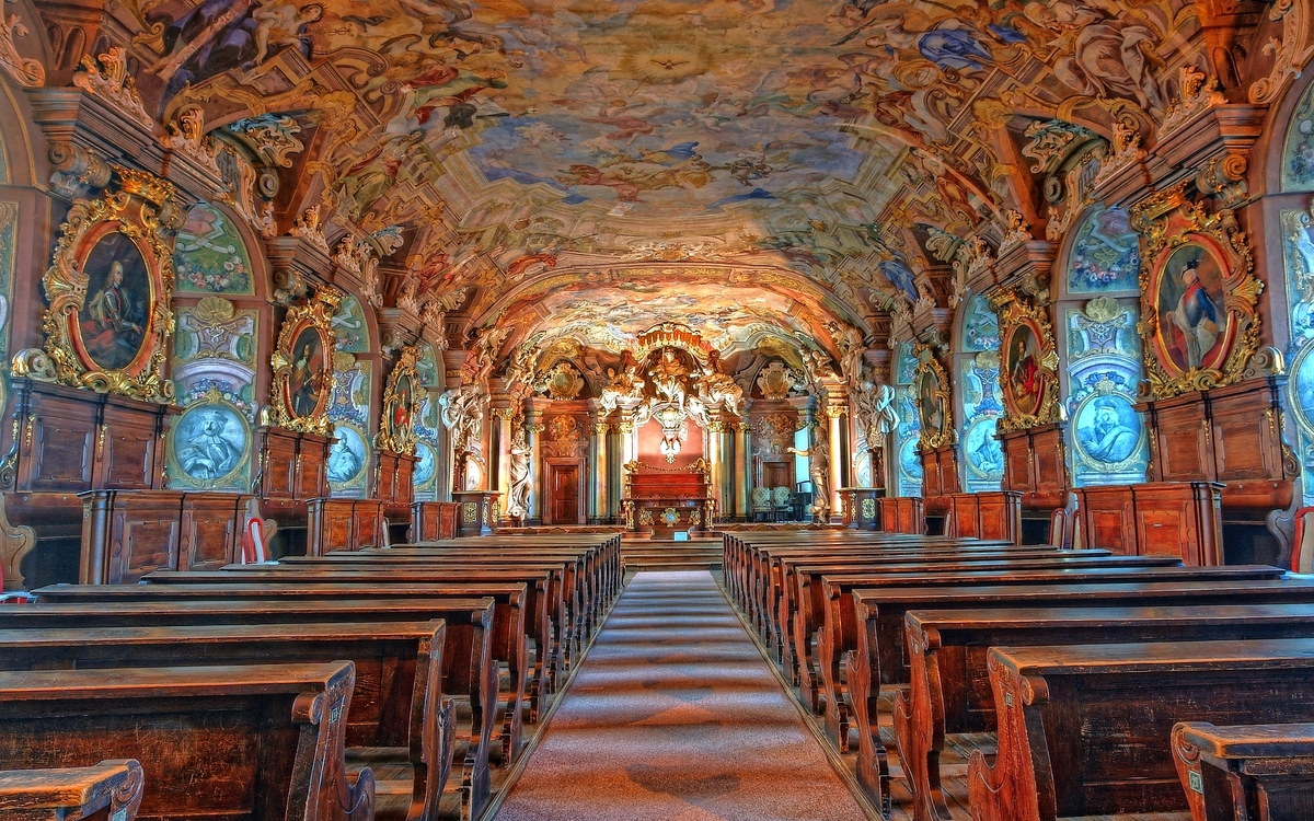 Aula Leopoldina:die  barocke Aula der Universität Breslau in Polen - © Patryk Michalski - stock.adobe.com
