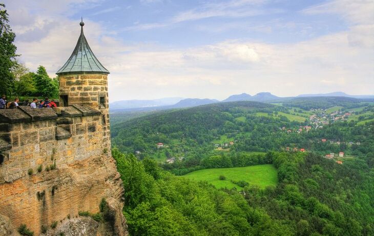 Elbsandsteingebirge, Festung Königstein - © XtravaganT - Fotolia