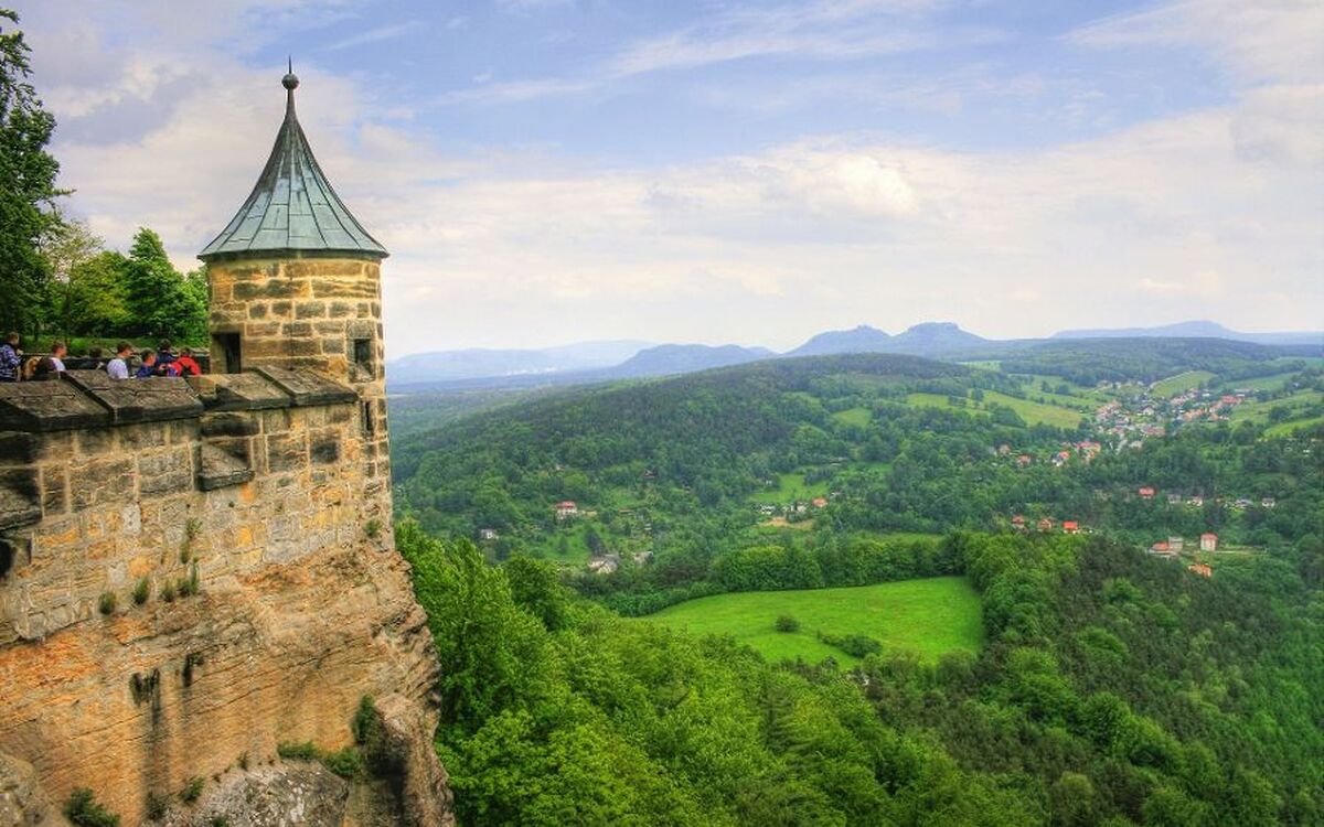 Elbsandsteingebirge, Festung Königstein - © XtravaganT - Fotolia