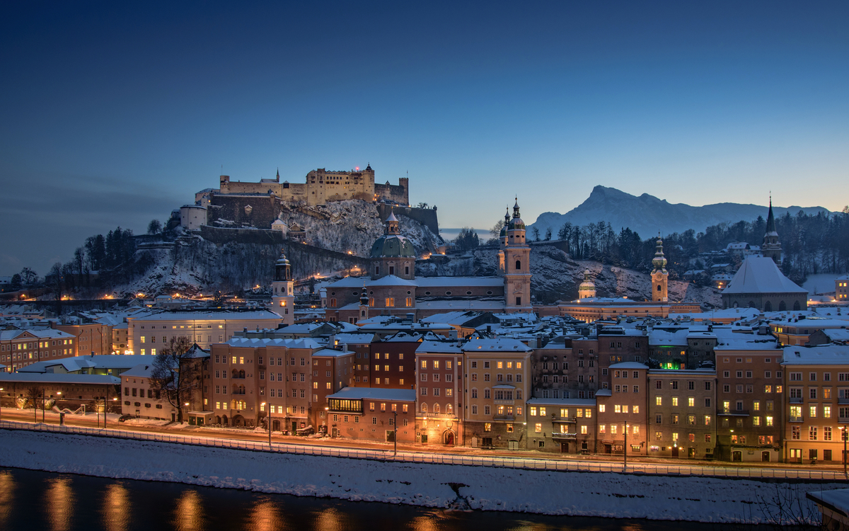 Salzburg im Winter, Österreich - © auergraphics - stock.adobe.com