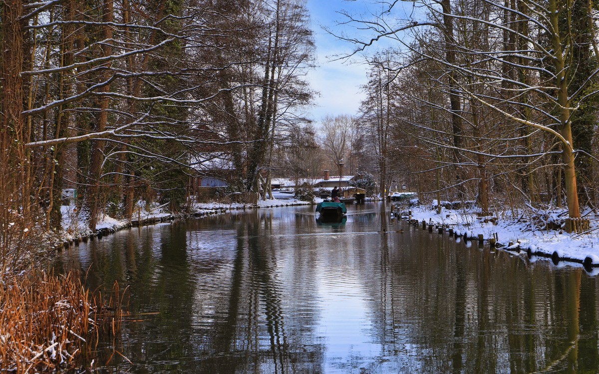 winterlicher Spreewald - © Ina Meer Sommer - stock.adobe.com