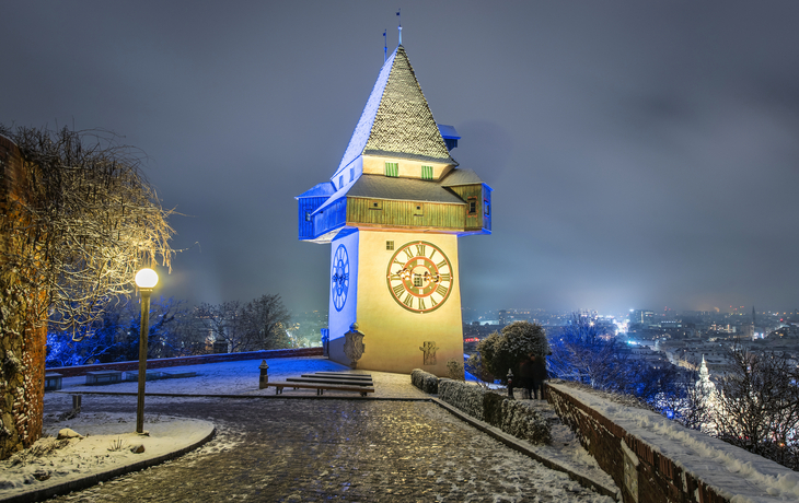 Uhrturm auf dem Grazer Schlossberg - © Photofex - stock.adobe.com