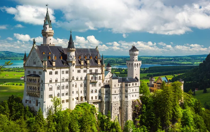 Schloss Neuschwanstein in Bayern, Deutschland