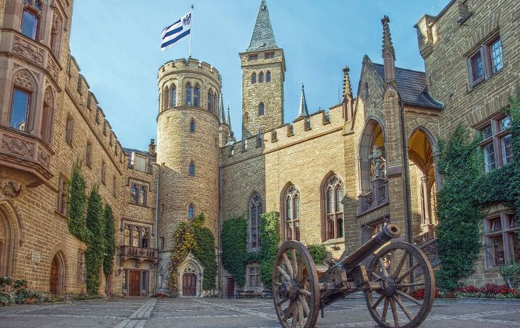 Burg Hohenzollern in Baden-Württemberg, Deutschland
