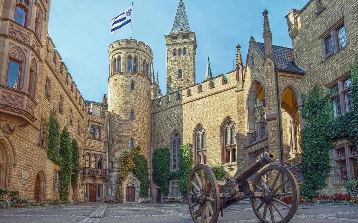 Burg Hohenzollern in Baden-Württemberg, Deutschland