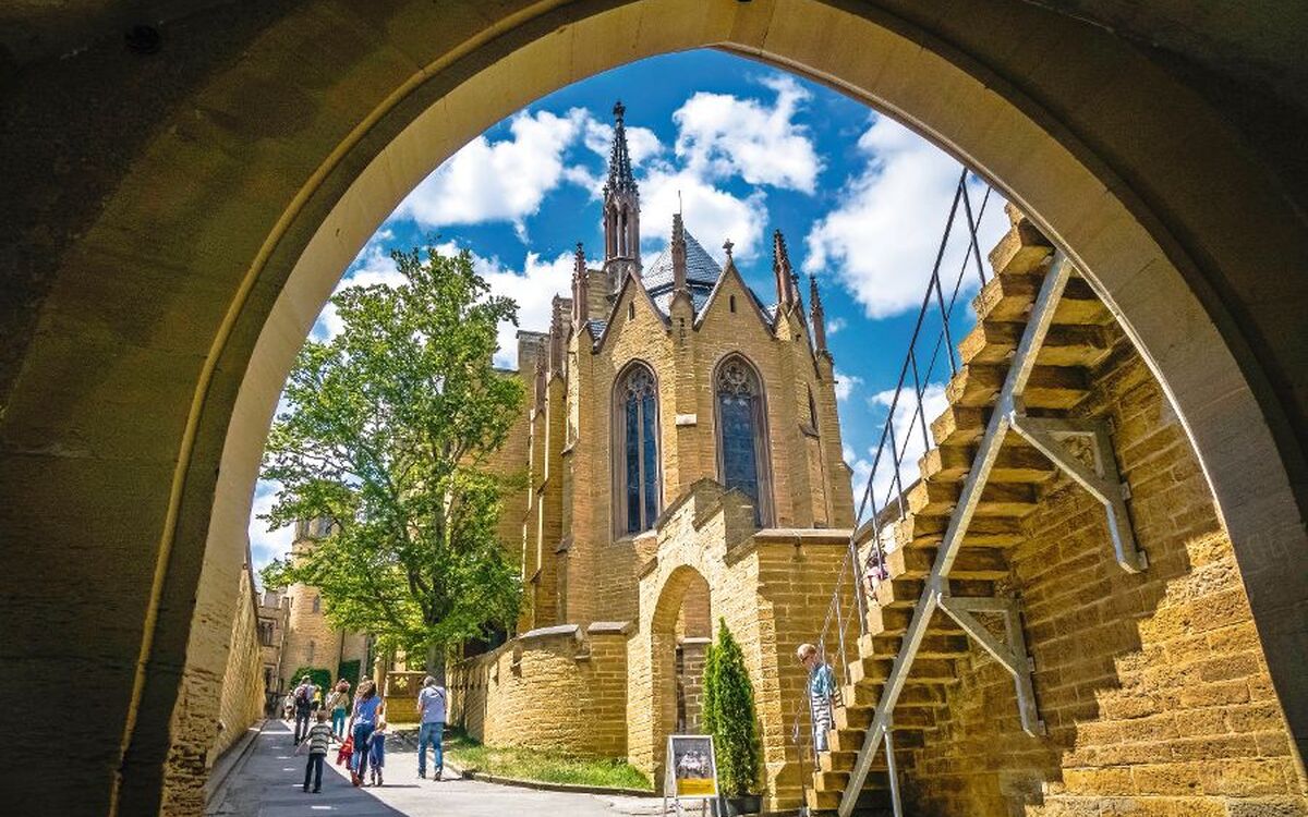 Burg Hohenzollern in Baden-Württemberg, Deutschland