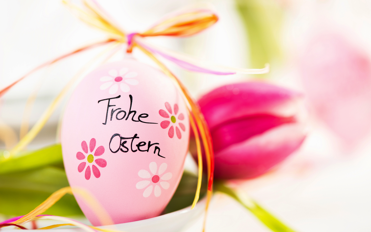 Osterdekoration - Osterei mit Tulpe - © fotoart111 - stock.adobe.com