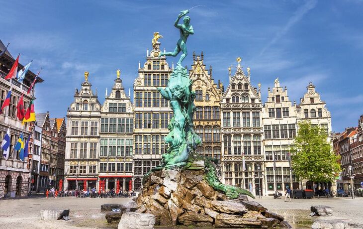 Traditionelle flämischer Architektur in Antwerpen - © Freesurf - Fotolia