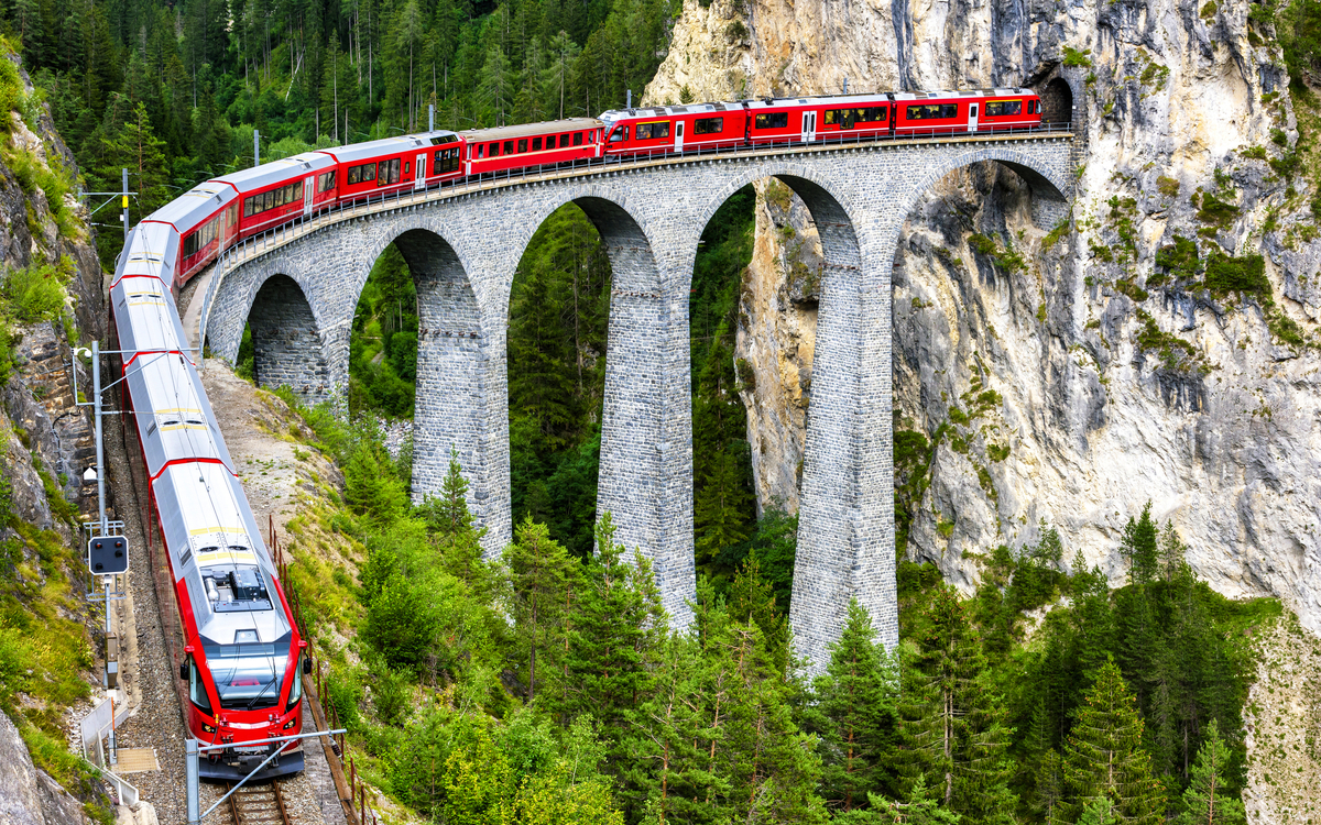 Landwasserviadukt in Filisur, Schweiz - ©scaliger - stock.adobe.com