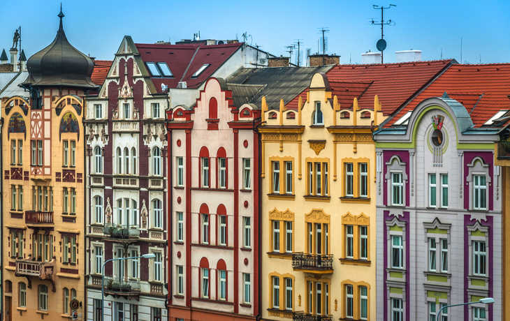 die bunten Häuser von Pilsen - © pfeifferv - stock.adobe.com