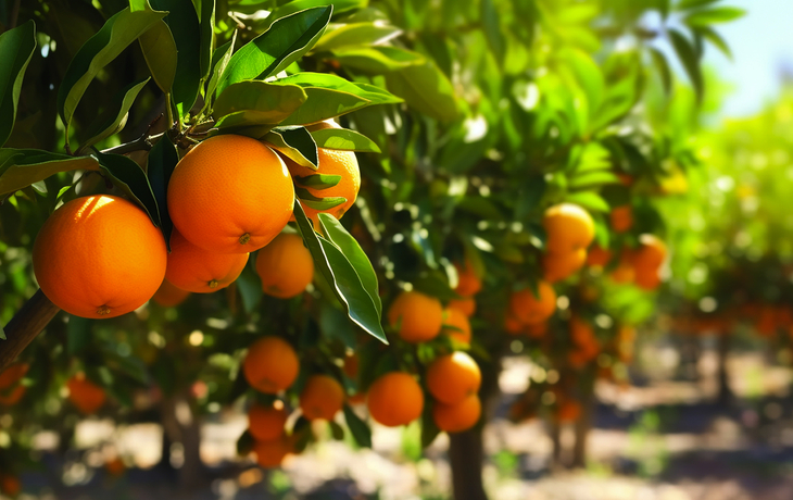 Orangen auf Bäumen ernten - © Sheviakova - stock.adobe.com