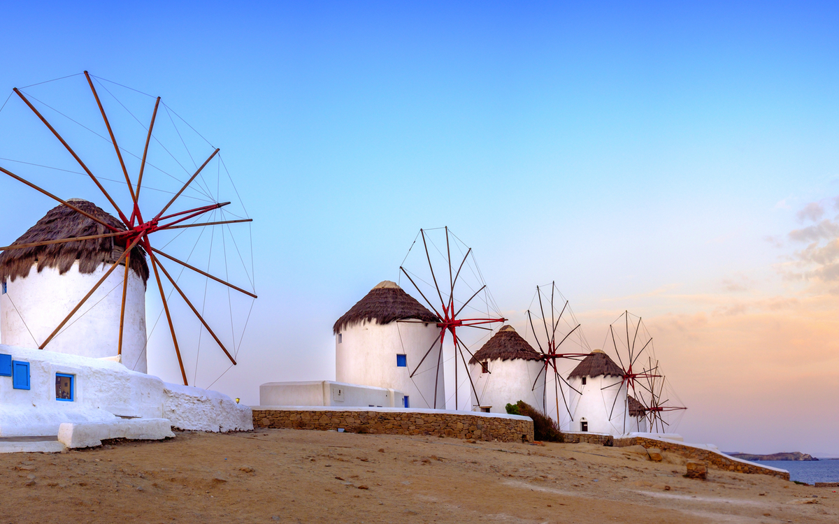 Windmühlen der Stadt Mykonos - © Martin Molcan