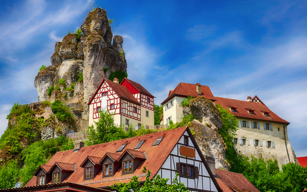 Felsendorf Tüchersfeld in der Fränkischen Schweiz - © mojolo