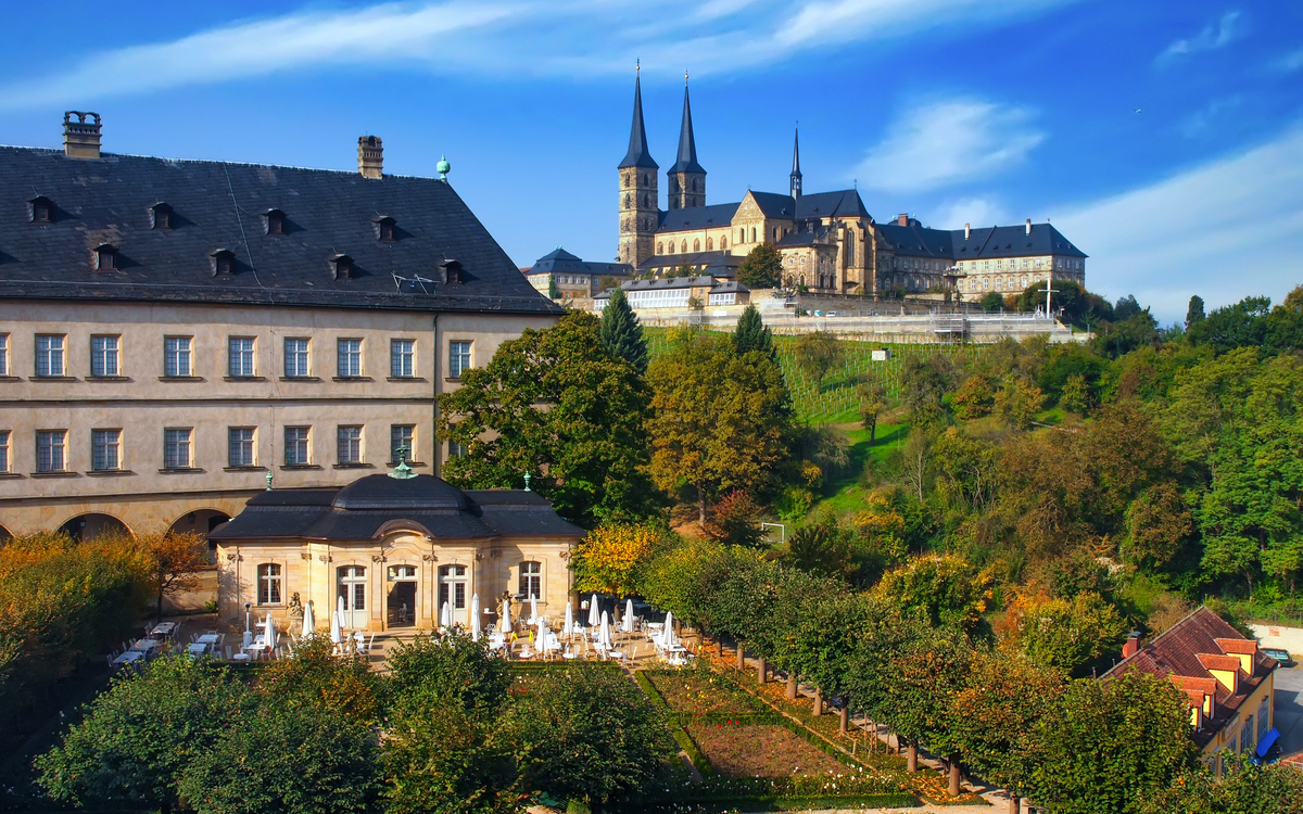Domkloster und Park von Bamberg  - © Comofoto - stock.adobe.com