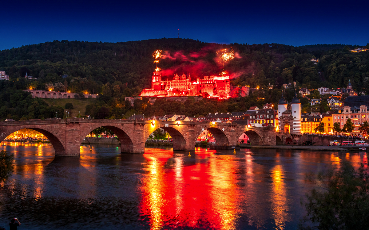 Heidelberger Schlossbeleuchtung - © Heidelberg Marketing GmbH
