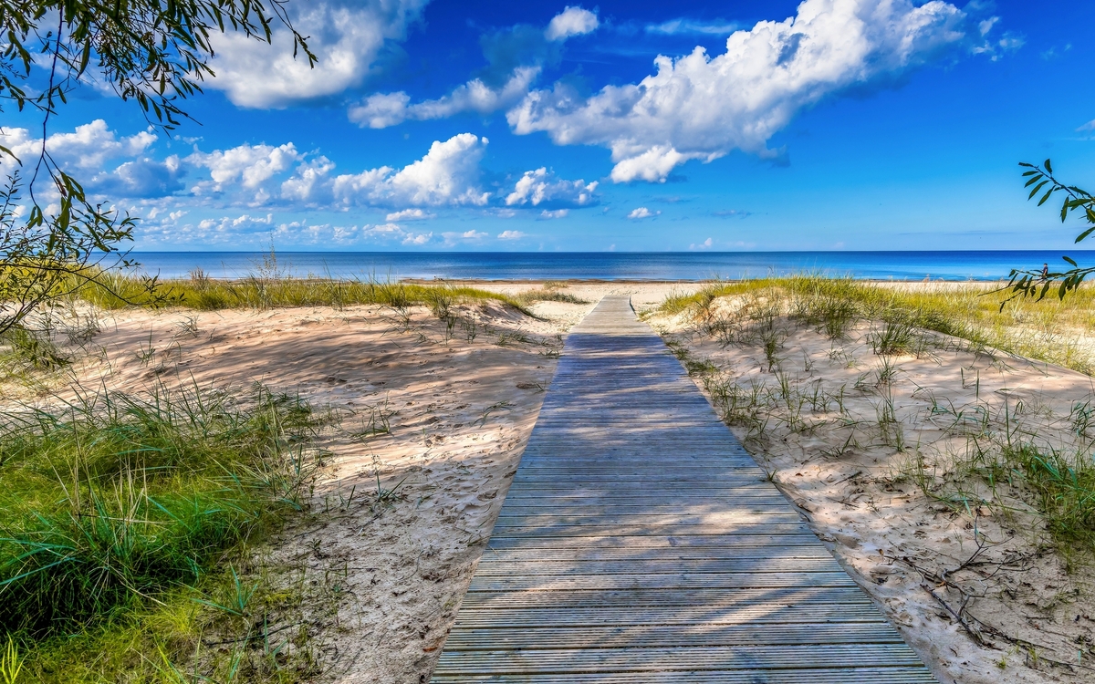 Footpath,Leading,To,Sand,Beaches,And,Dunes,On,A,Shore - © Sergei25/Shutterstock