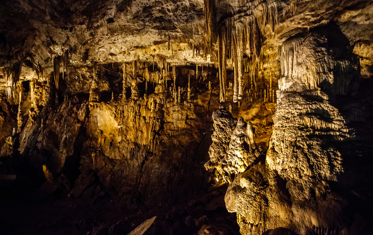 Stalaktiten und Stalagmiten in der Höhle von Punkva in Tschechien - ©Photoillustrator - stock.adobe.com