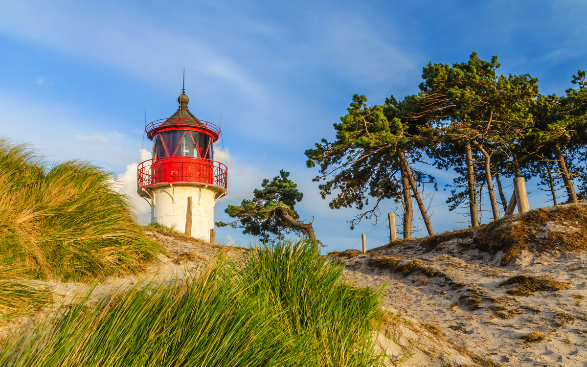 Leuchtfeuer Gellen auf der Insel Hiddensee - ©riebevonsehl - stock.adobe.com
