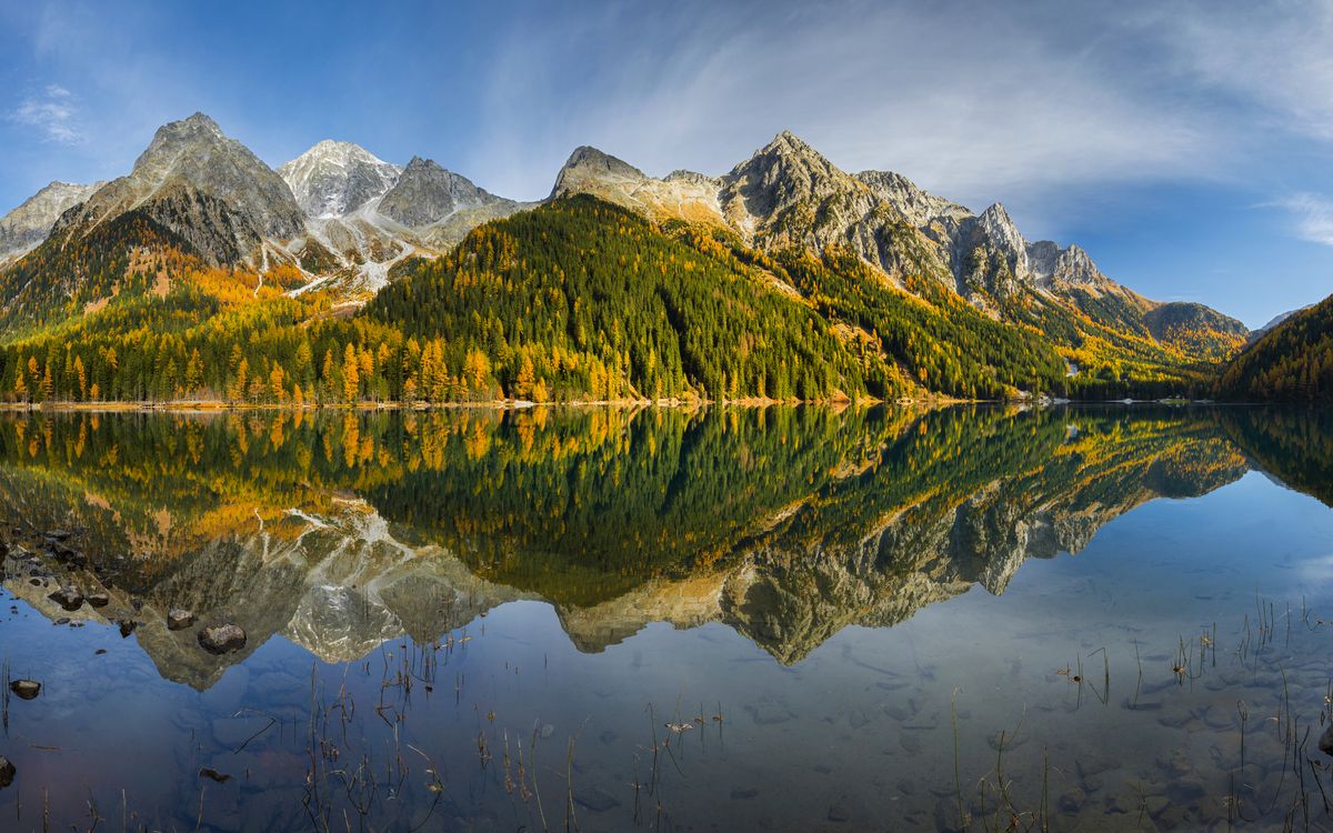 Antholzer See nahe der Riesenfernergruppe in Südtirol, Italien - © Rainer Mirau - stock.adobe.com